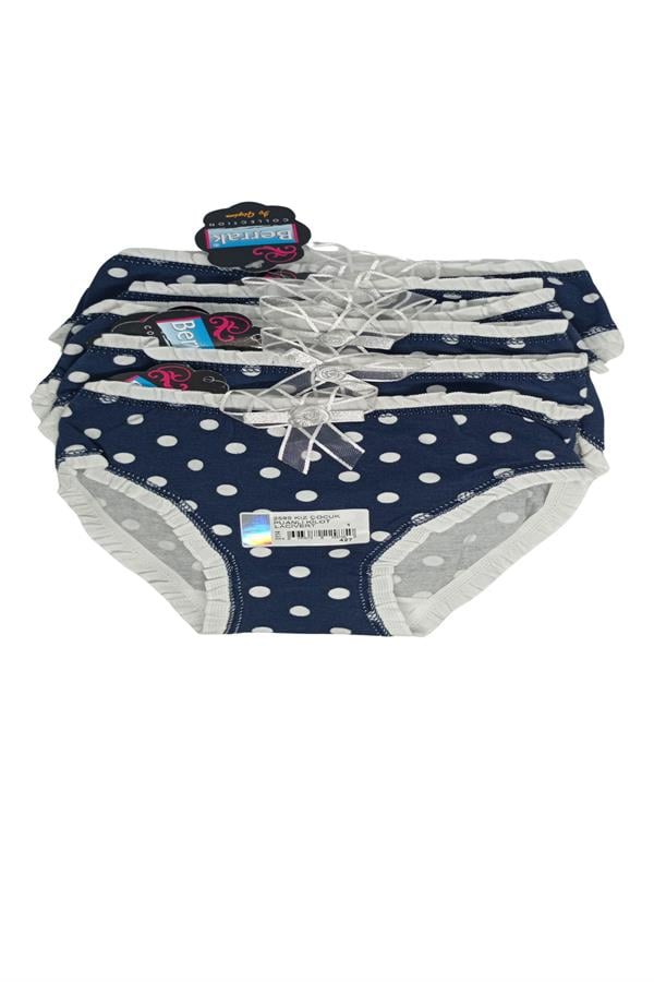 Clear Navy Blue Panties 6-Pack 1-2 Years 2595