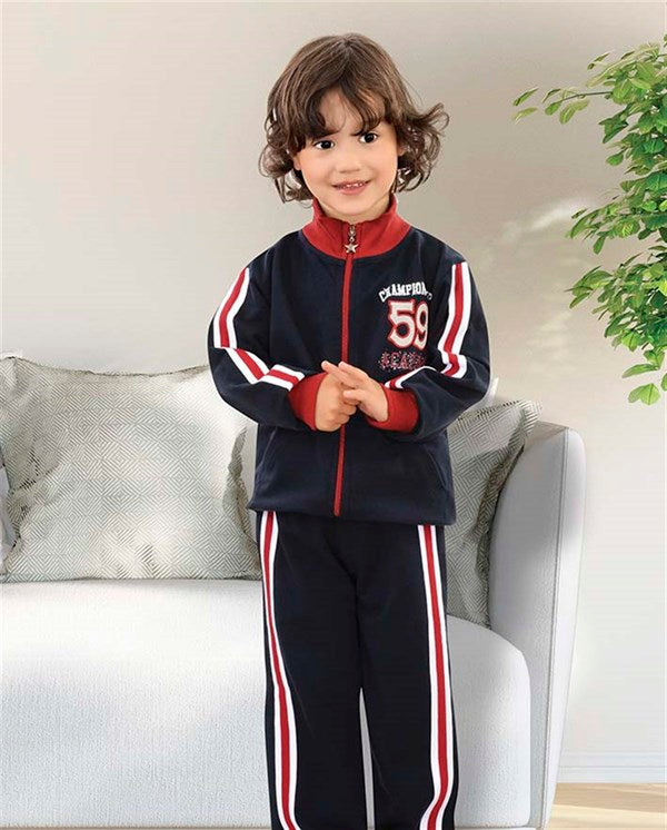 HMD Boy Collar Zippered Tracksuit 5036
