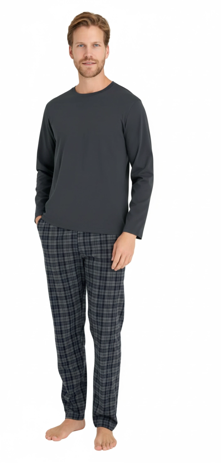 9273-kly 0 yaka pijama takımı