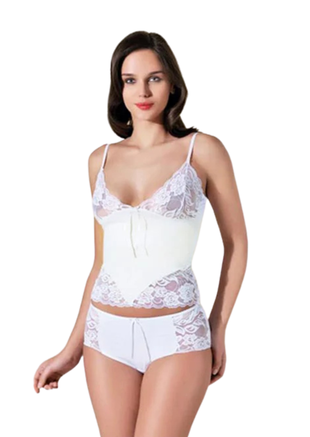 Lace Chest Suit B428