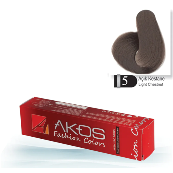 Akos Hair Dye Light Chestnut 5