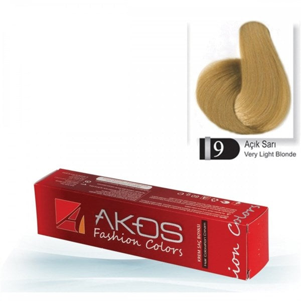 Akos Hair Dye Light Blonde 9