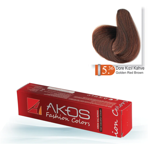 Akos Hair Dye Dore Red Brown 5.36