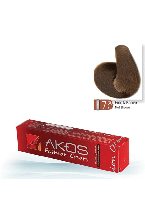 Akos Hair Dye Hazelnut Brown 7.30