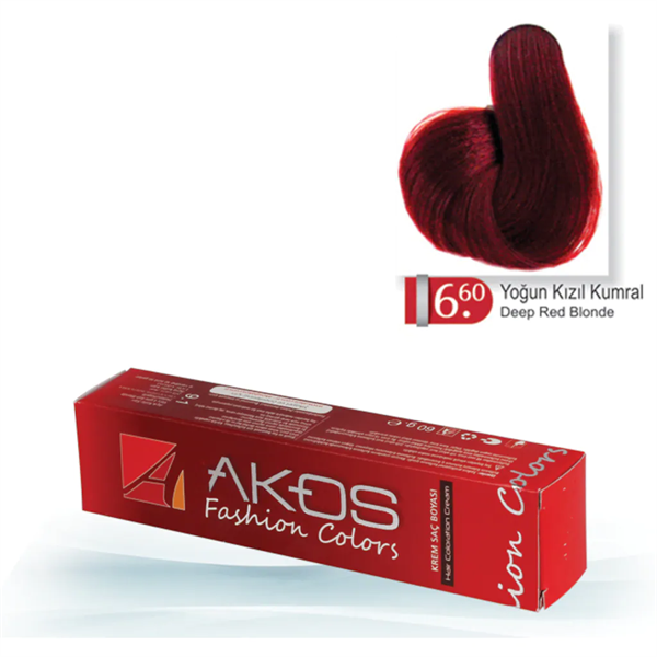 Akos Hair Dye Intense Reddish Blonde 6.60