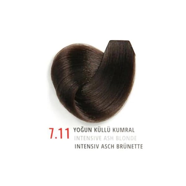Akos Hair Dye Intense Ash Blonde 7.11