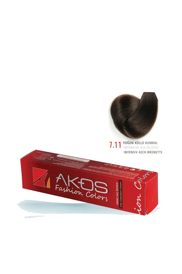 Akos Hair Dye Intense Ash Blonde 7.11