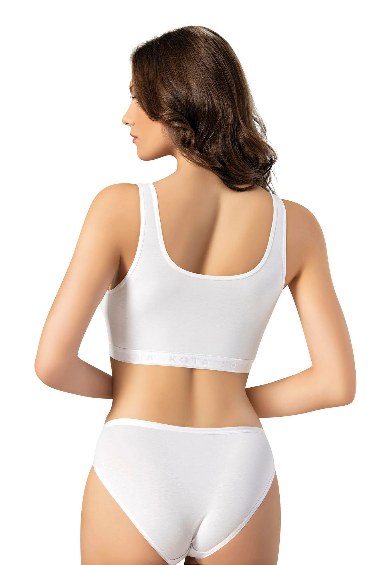 Bustier rembourré à larges bretelles pour femme