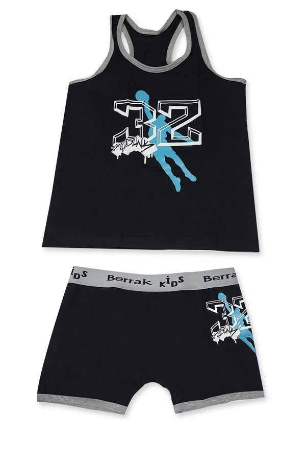 Clear Printed Elastane Children's Set 1511