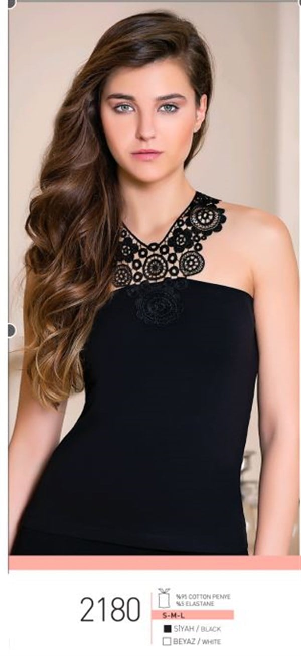 Berrak Ladies Laced Strapless Undershirt 2180