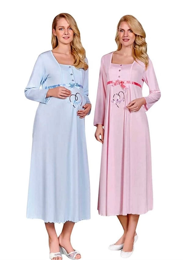 Chemise de nuit de maternité transparente pour femmes 391