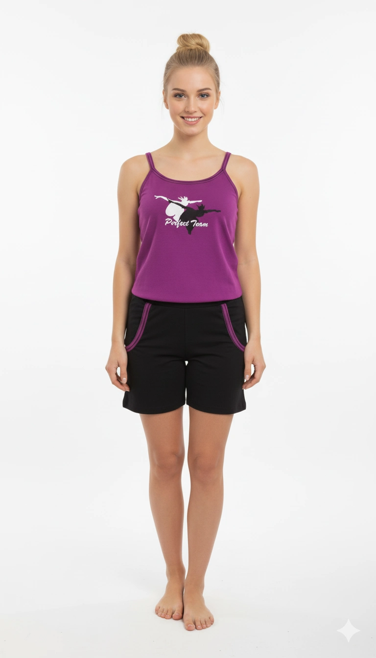 Berrak Bayan Şort Takımı 5113