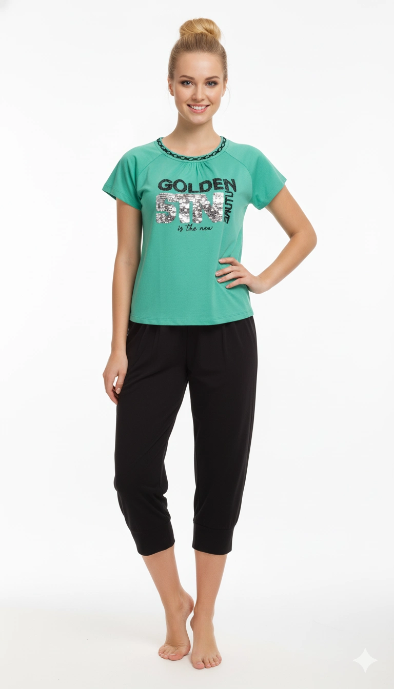 Berrak Ensemble pyjama d'été pour femme 5242