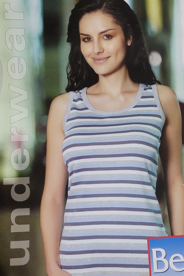 Clear Striped Women's Undershirt 8008