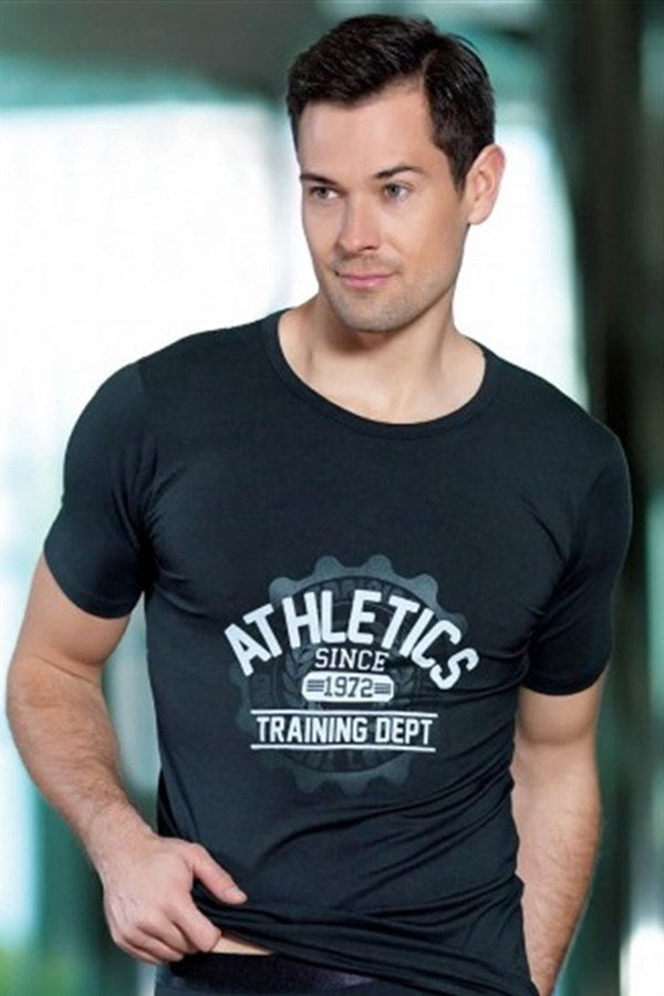 Clear Men's Athletic Printed T-shirt 1036