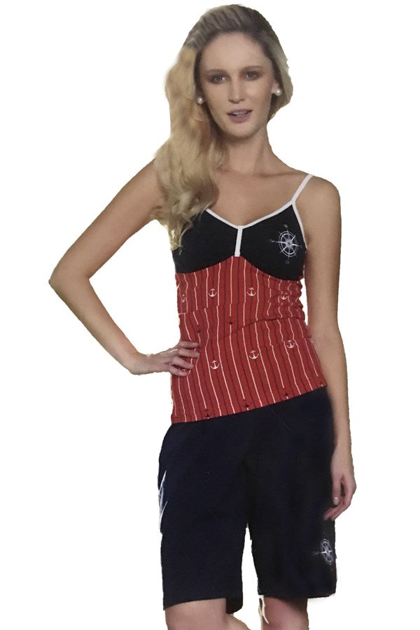 Berrak Women's Sailor Shorts Set 2488