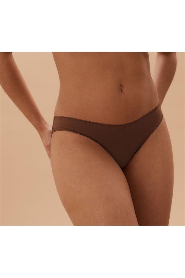 Clear Women's Full Lycra Plain Bikini Panties 2056