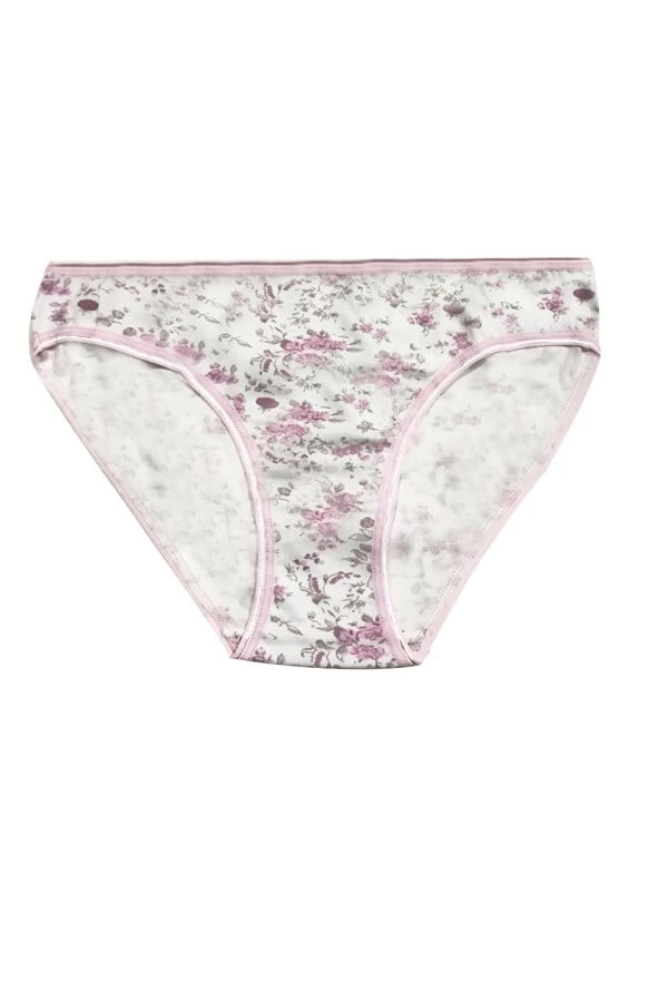 Bikini à motifs colorés pour femmes transparentes