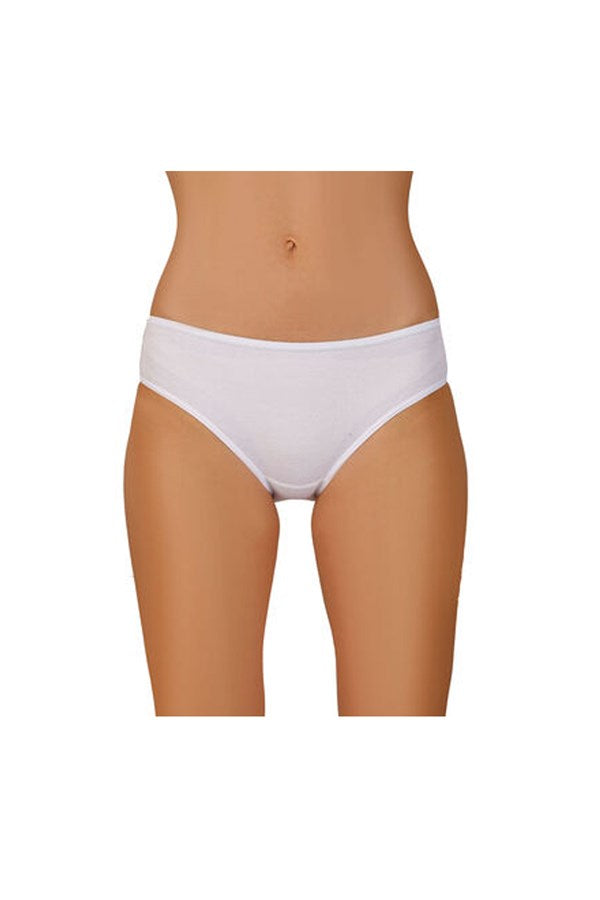 Clear Women's Rib-Tie Bikini Panties 2063