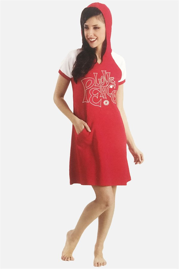 Clear Women's Sports Hooded Dress 2845