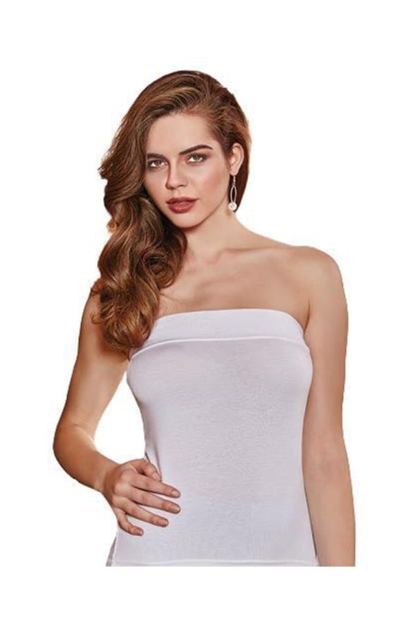 Clear Women's Strapless Blouse 2608