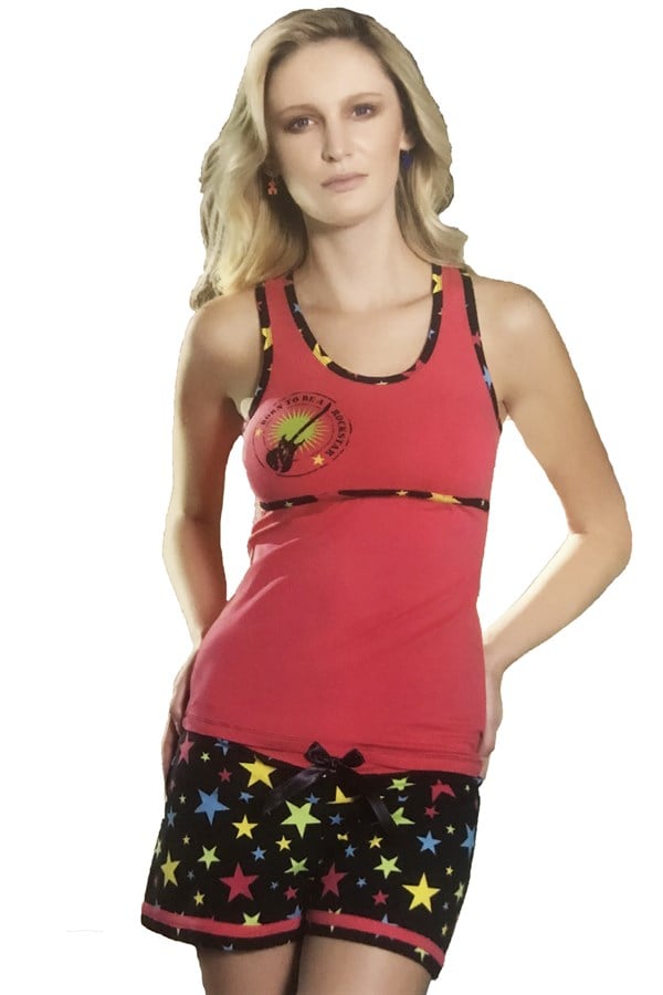Berrak Women's Star Shorts Set 2478