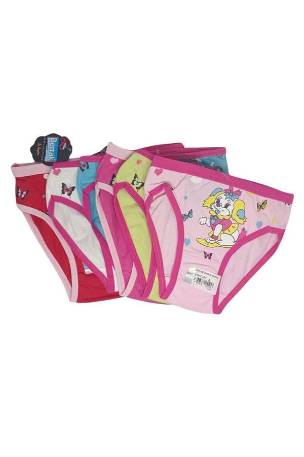 Clear Printed Panties 6-pack 1-2 years 2562