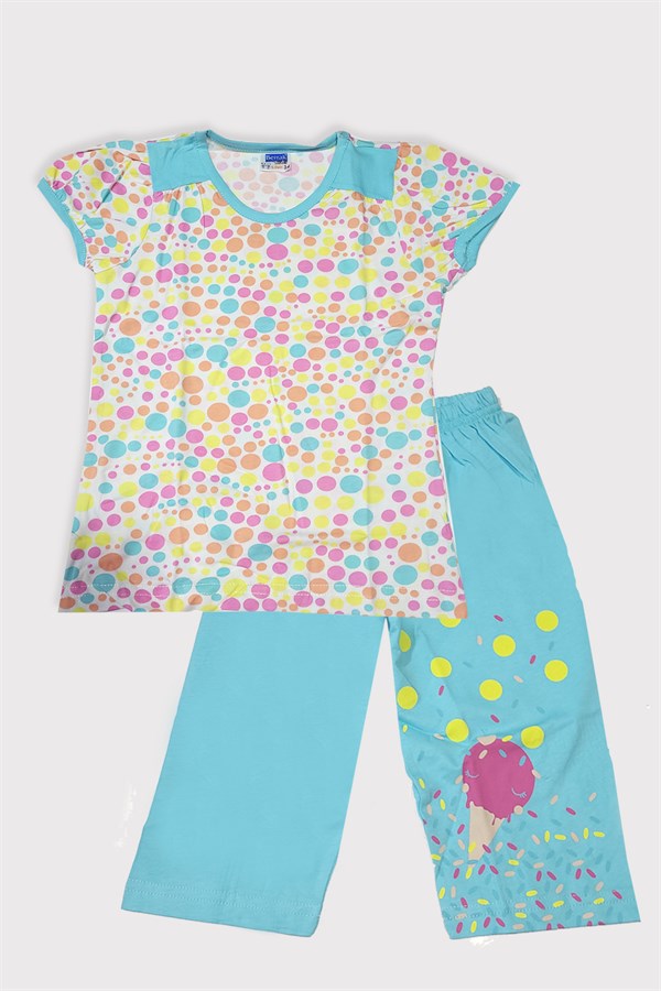 Berrak Girls Capri Set