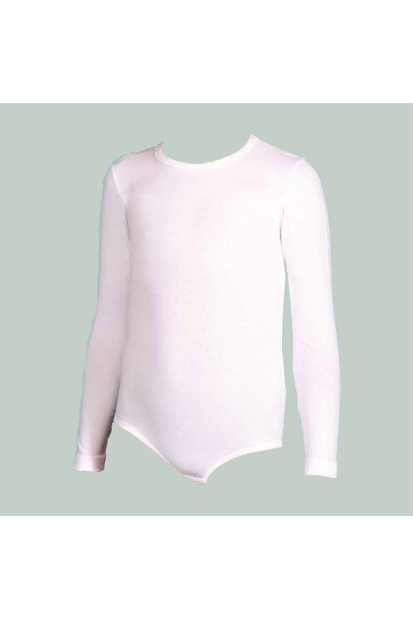 Berrak Girl Long Sleeve Snap Cotton Bodysuit