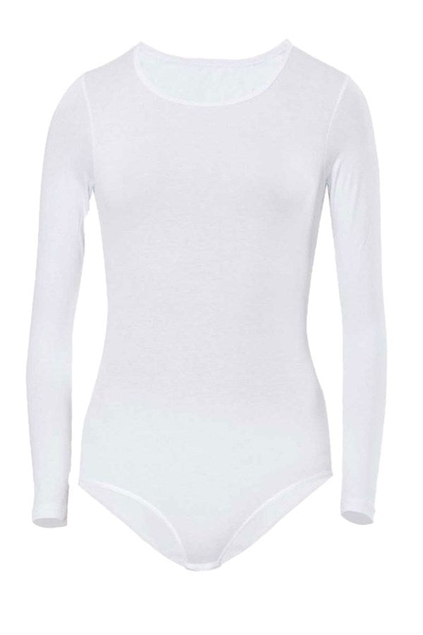 Berrak Girl Long Sleeve Snap Cotton Bodysuit