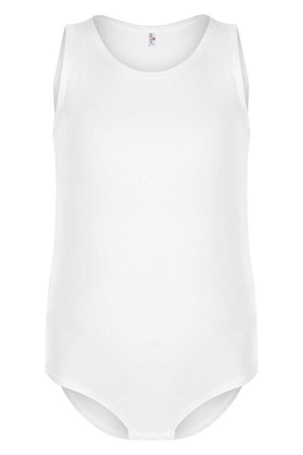 Clear Girl Wide Strap Snap Bodysuit 2538
