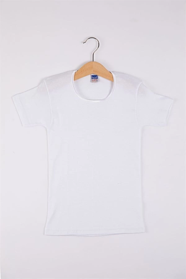 T-shirt côtelé Clear Girl à manches courtes 2508