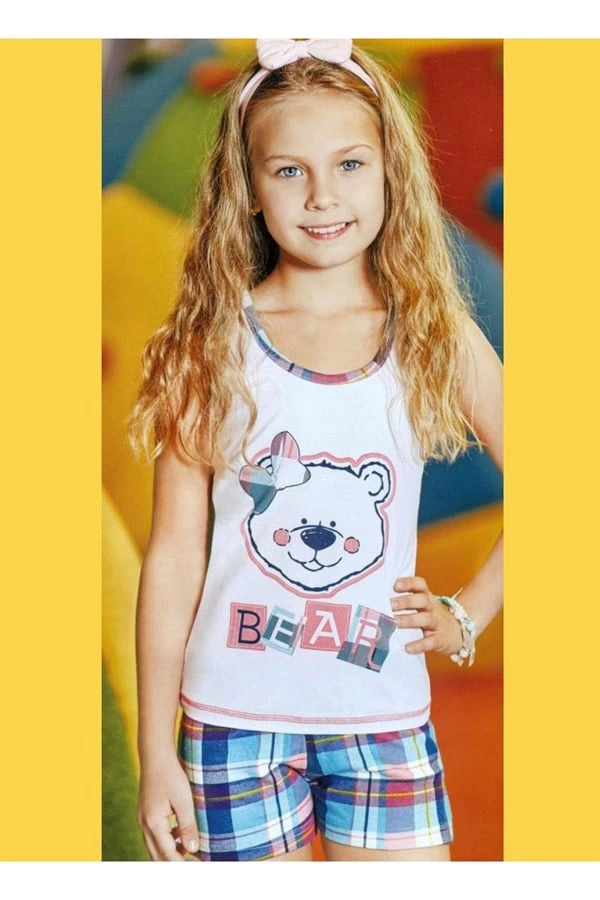 Ensemble short transparent pour fille 6538