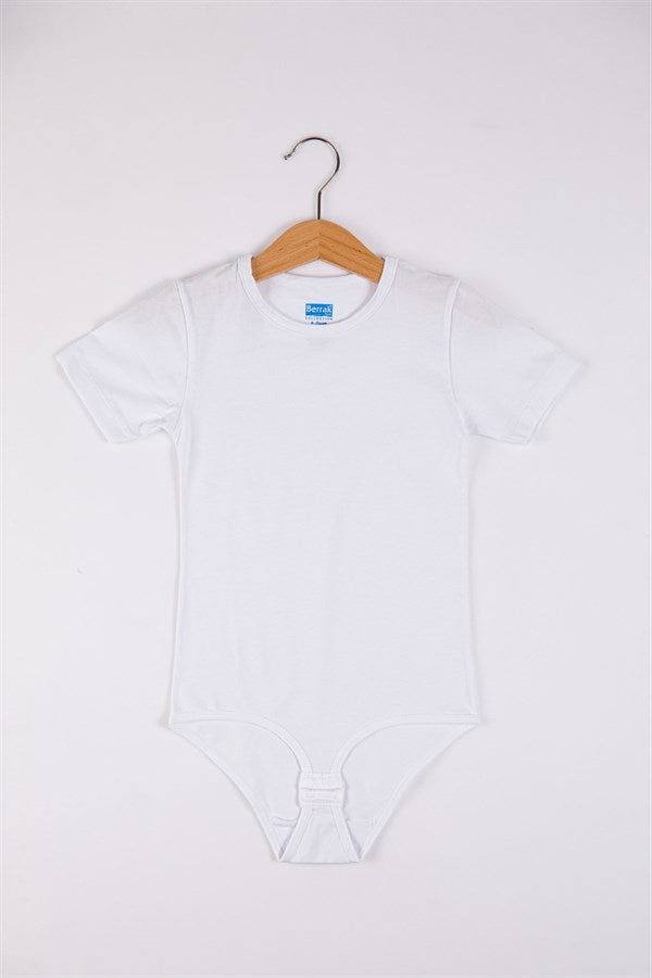 Berrak Girl Half Sleeve Snap Bodysuit 2536