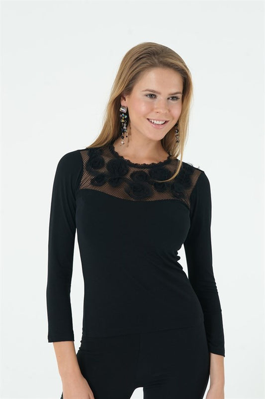 Clear Long Sleeve Blouse 2635