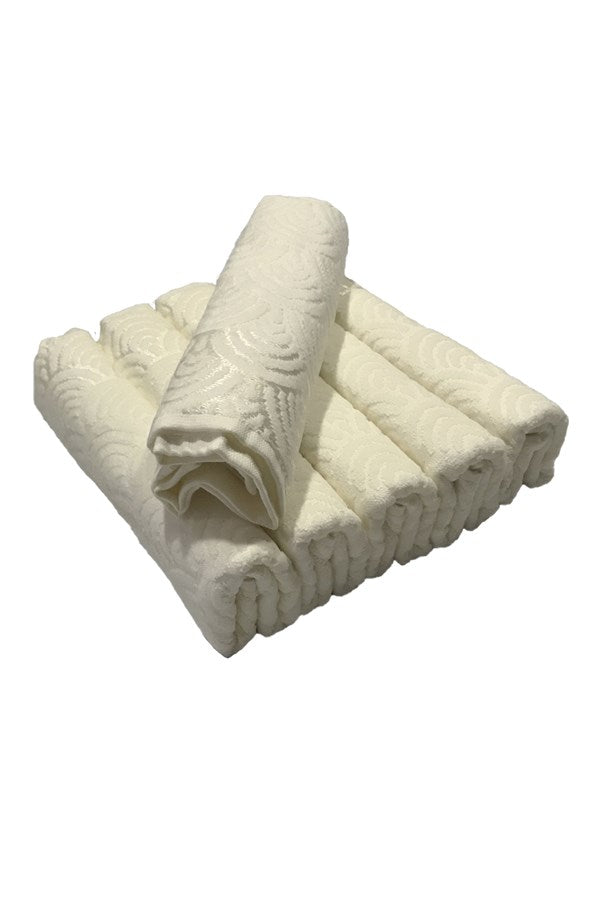 Bulteks Jacquard Velvet Towel 30X50 - Pattern 2