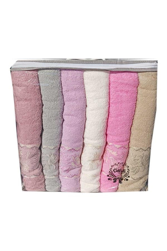 Cıtlık Flower Pattern Bath Towel