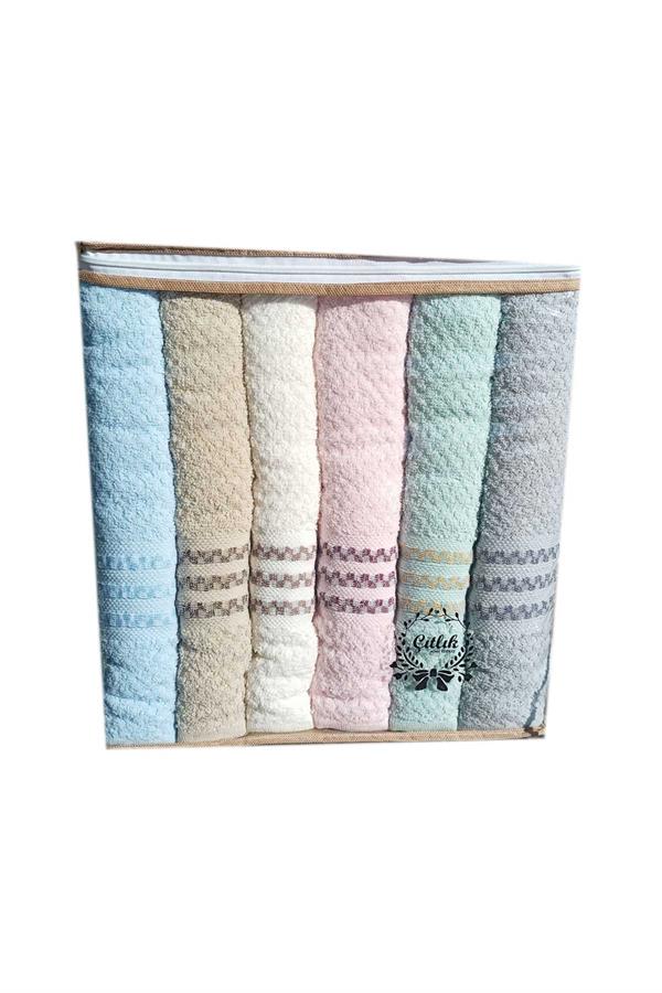 Cıtlık Poly Border Bath Towel