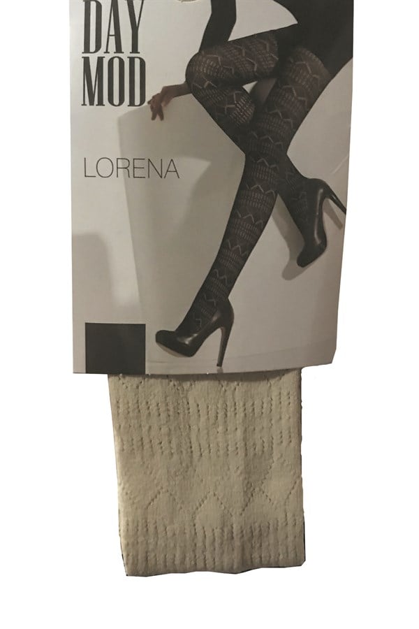 Collants à motifs en micro-maille Daymod Lorena pour femmes