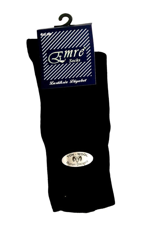 Emre Men's Elastic Diabetic Wool Socks