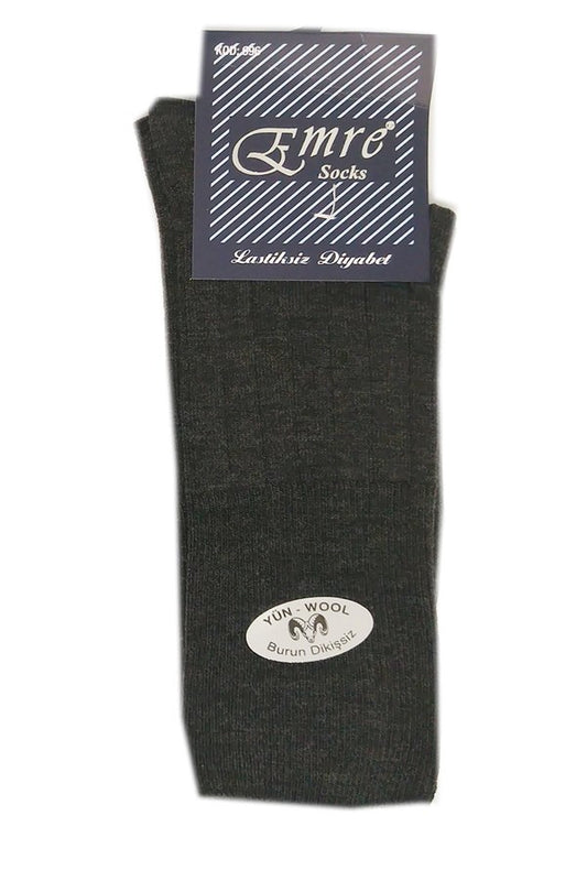 Emre Men's Elastic Diabetic Wool Socks