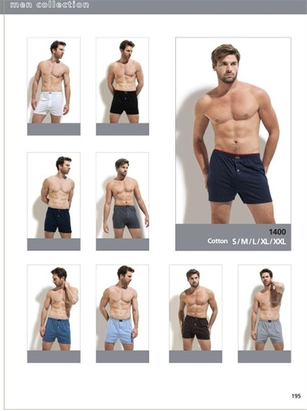 Erdem Men's Combed Cotton Boxer 1400