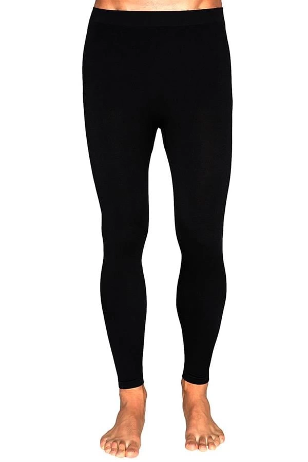 MEN'S THERMAL LEGGINGS BLACK