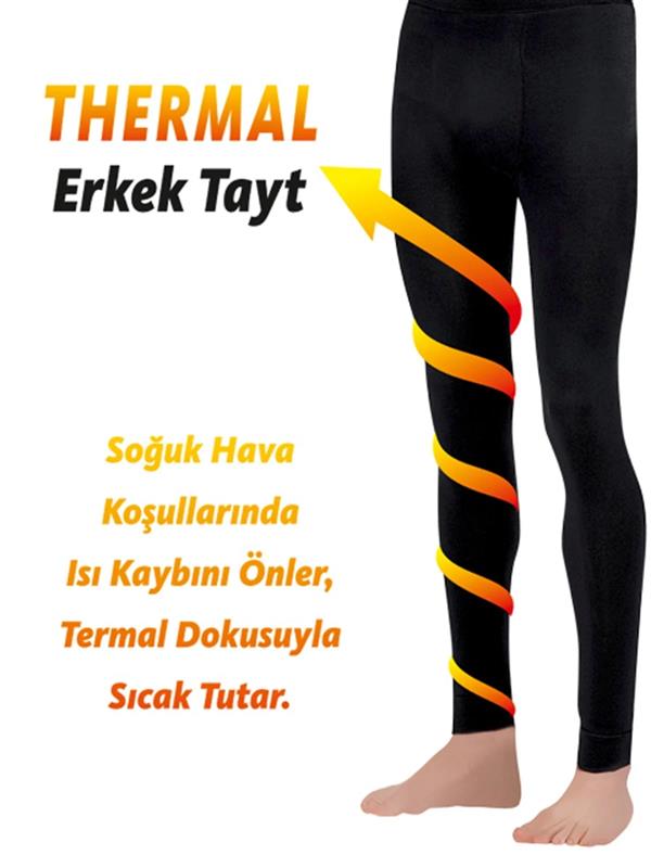 Men's Thermal Tights Black