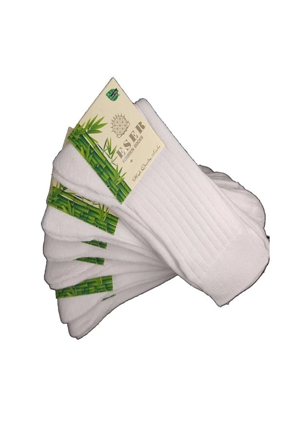 Chaussettes éponge blanches à double semelle pour hommes Eser