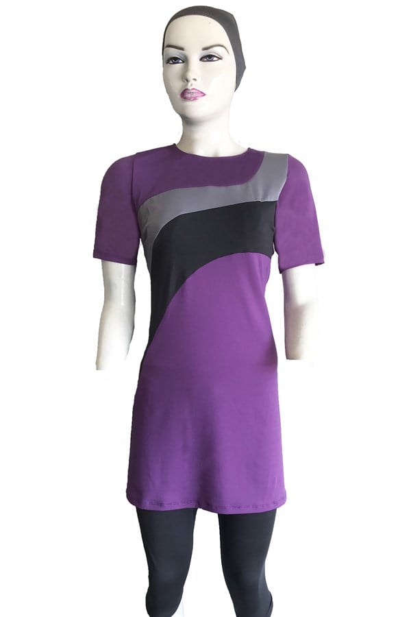 Estiva Women's Half Sleeve Tights Swimsuit 1636