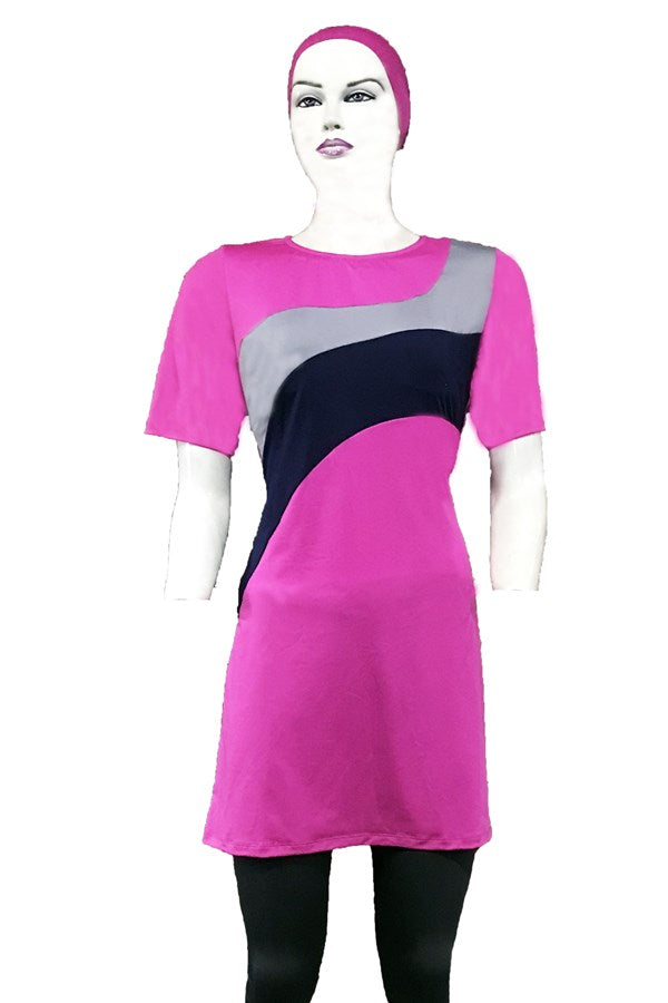 Estiva Women's Half Sleeve Tights Swimsuit 1636