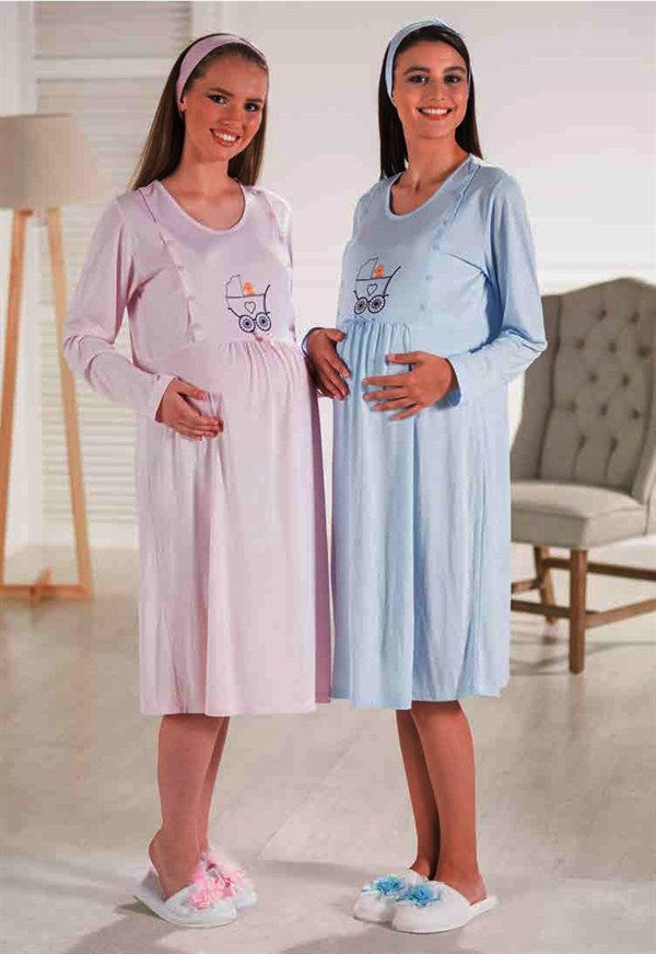Estiva Micro Viscose Maternity Nightgown 17384