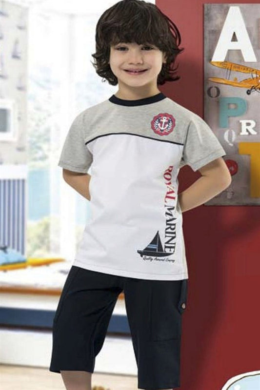 Hmd Boy Short Sleeve Pajama Set 5192