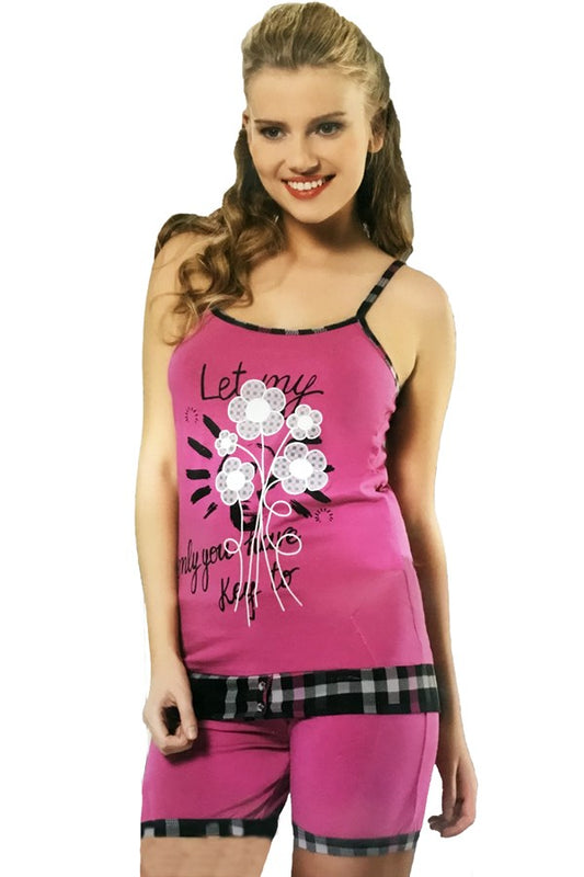 HMD Women's Printed Shorts Set 40014